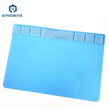 

49.5*34.5cm Heat Insulation Silicone Pad for Mobile Phone PC Computer Repair Hot Air Gun Station BGA Soldering Repair Platform