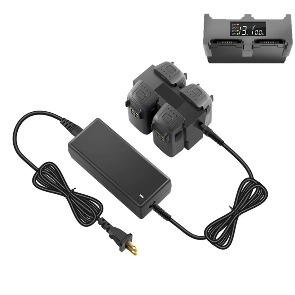 4in1 Battery Charger Hub RC Intelligent Quick Display Charging For DJI SPARK -1