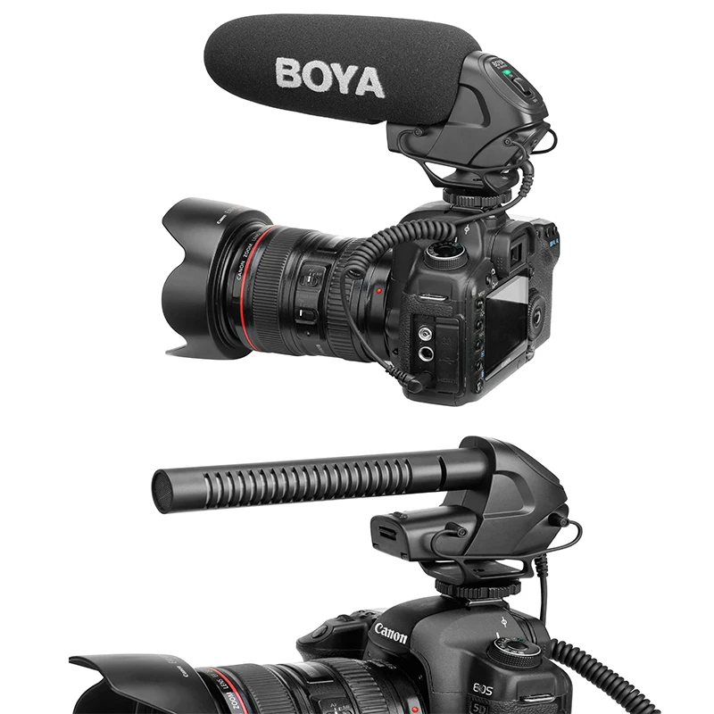 BOYA BY-BM3030 On-Camera Microphone 3.5mm Super