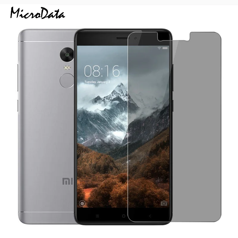 

MicroData For Xiaomi Redmi Note 4 4X Anti-Spy Privacy Tempered Glass Screen Protector For Redmi 4XPro Anti Glare Protective Film