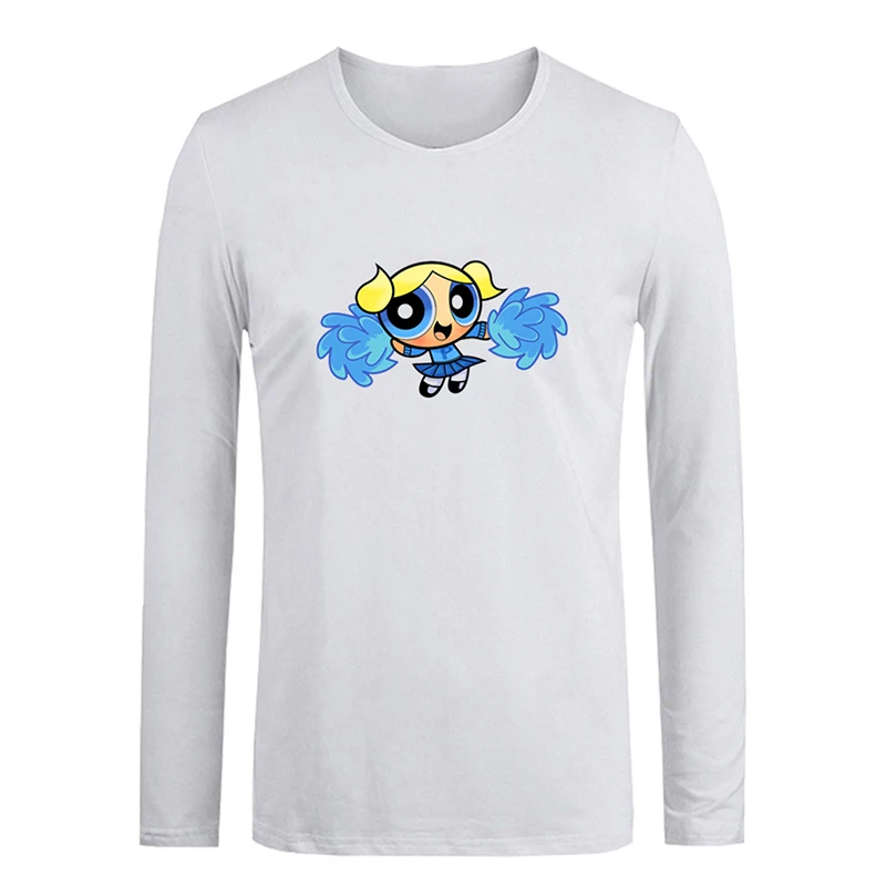 Красивый Веселый мультяшный Мопс в кармане The Powerpuff Girls Hyper-Blossom Дизайнерская мужская футболка с принтом графическая футболка