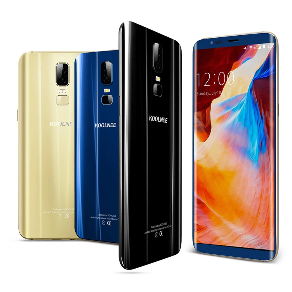 KOOLNEE K1 4G Smartphone Android 7.0 6.01 inch MTK6750T Octa Core 1.5GHz 4GB 64GB 16.0MP Dual Camera SIM Fingerprint Full Screen