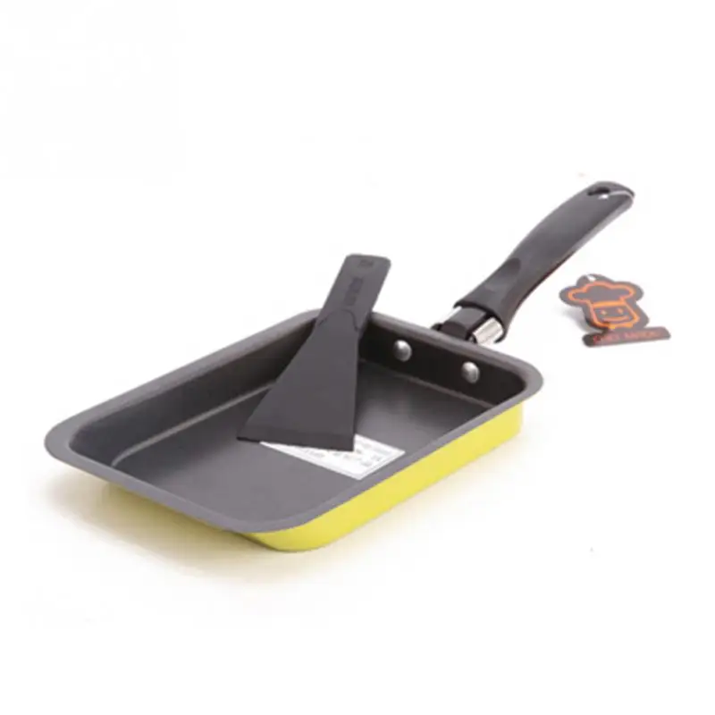 Rectangular Japanese Style Non stick Frying Pan Burning ...