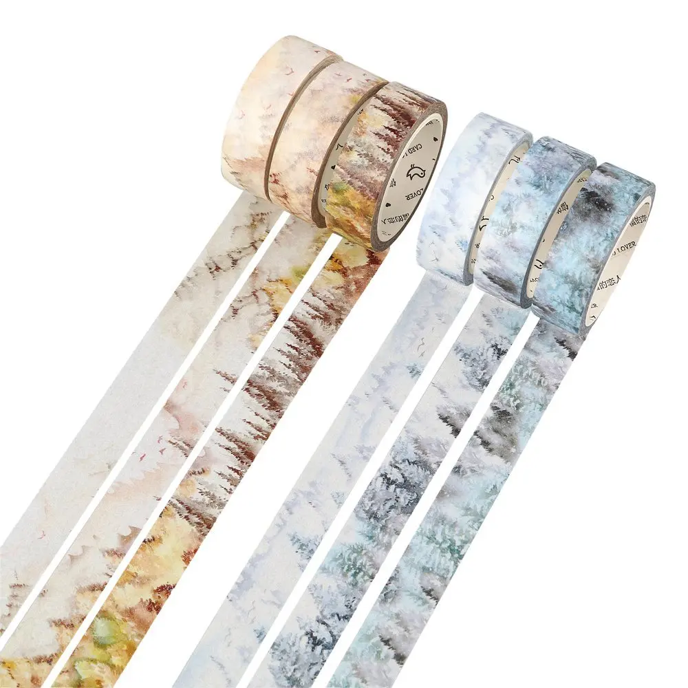 

Four Seasons View Theme Washi Tape Decorative Tapes DIY Decor Planners Scrapbooking Adhesive Tape Label Sticker Stationery