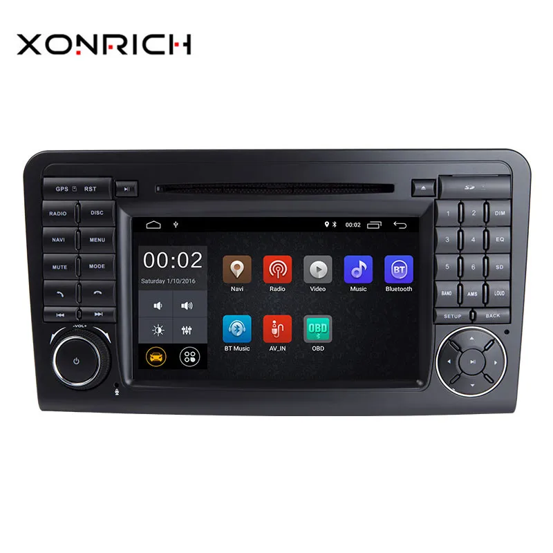 

Xonrich AutoRadio 2 din Android 8.1 Car DVD Player for Mercedes Benz ML W164 ML300 GL X164 GL320 350 420 450 500 Audio Stereo 4G