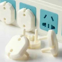 10 Pcs 2 Hole Sockets Cover Plugs Baby Electric Sockets Outlet Plug Kids Electrical Safety Protector Sockets Protection Caps