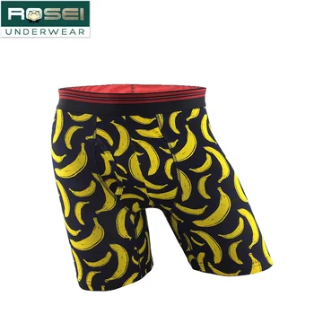 

USA Plus Size Sexy printing boxer short cotton underwear long leg underpants comfort calzoncillos cuecas boxer soft breathable
