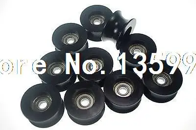 10) 8*40*20.7 мм 0840UU 8 мм Groove руководство шкив герметичные Rail BallBearing 8*40*20.7