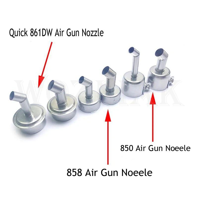 45 градусов угол теплового пистолета сопла (головка) + Микроскоп Летающий провод процессор лезвие для горячего воздуха пистолет припой