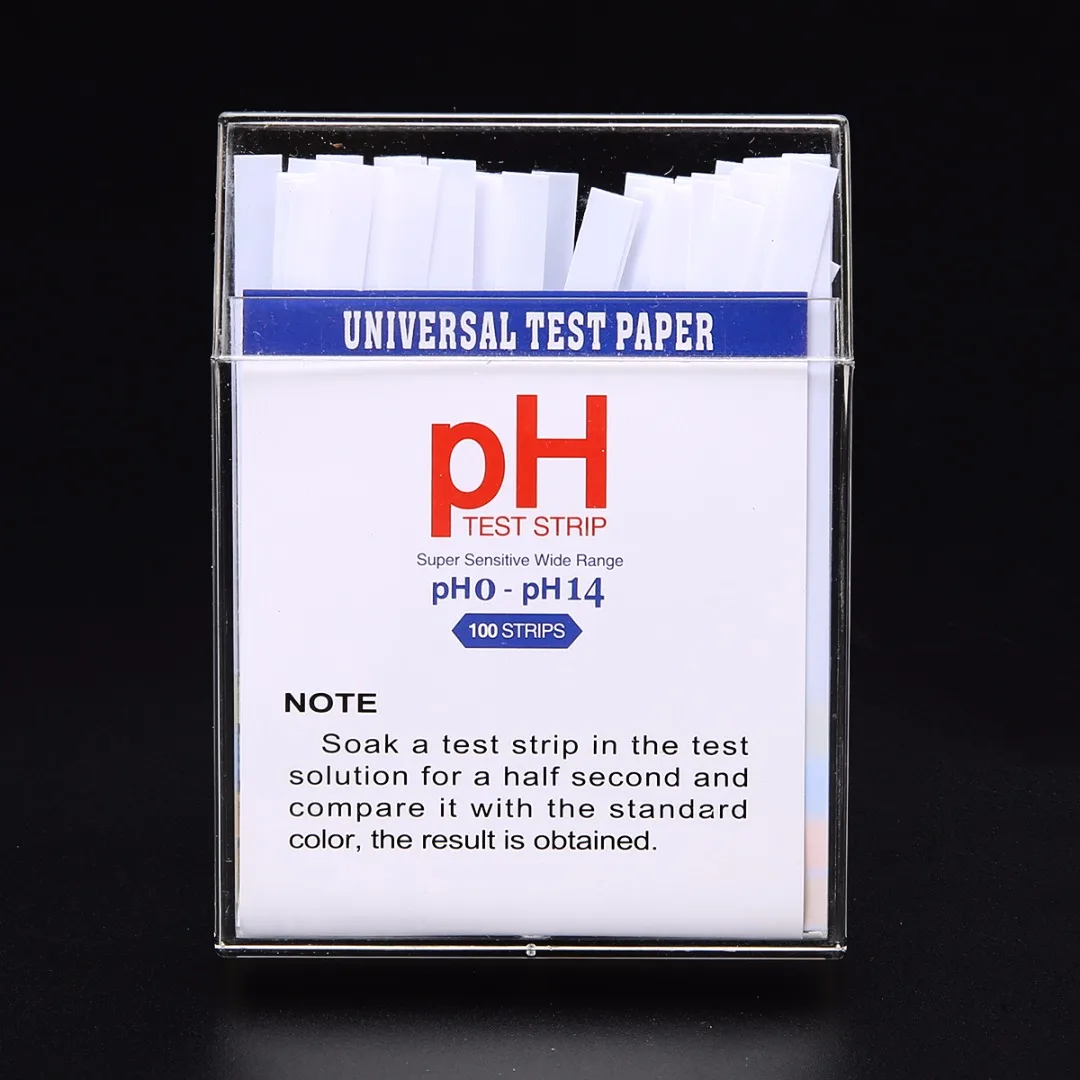 

100 Strips 0-14 PH Test Kit Alkaline Acid Indicator Test Paper For Measure And Inspect Drinking Water Quality