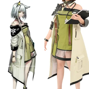 New Game Arknights KAL'TSIT Cosplay Costume Dress Full Set Women Cool Dress Halloween Carnival Uniforms Custom Made New Game Arknights KAL'TSIT Cosplay Costume Dress Full Set Women Cool Dress Halloween Carnival Uniforms Custom Made
