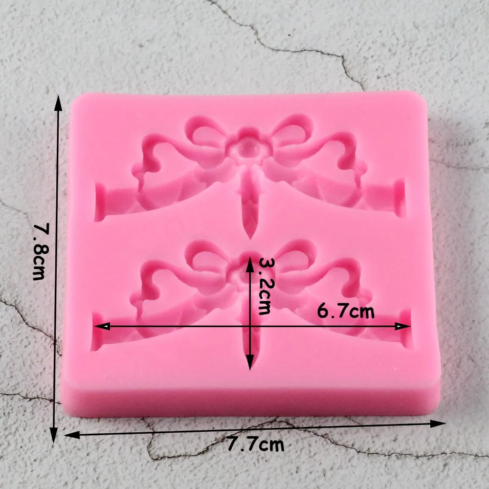 Маленькие Формочки Для Выпечки Пищевая силиконовая форма для помадки инструменты для украшения торта силиконовые формы для мыла форма для торта галстук-бабочка
