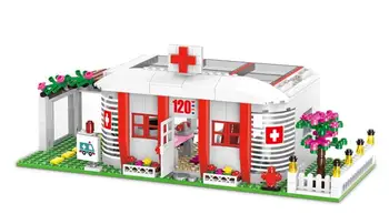 

XINGBAO 12009 New Toys 590Pcs City Girls Series The Campus Medical Office Set Building Blocks kids Bricks Educational Gift Toys
