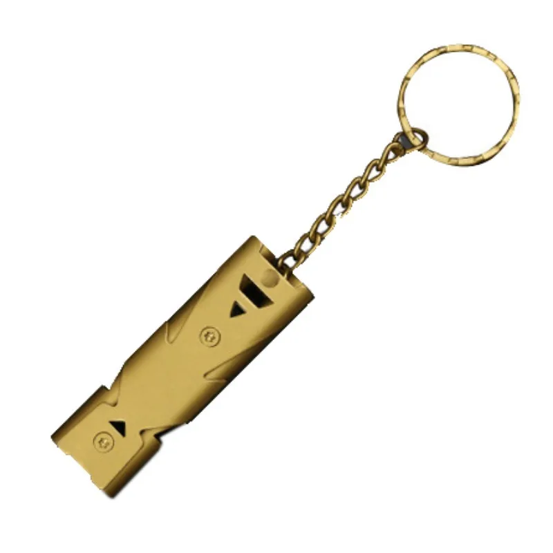 150DB Stainless Steel EDC Gear Outdoor Emergency Double Tube Survival Whistle US