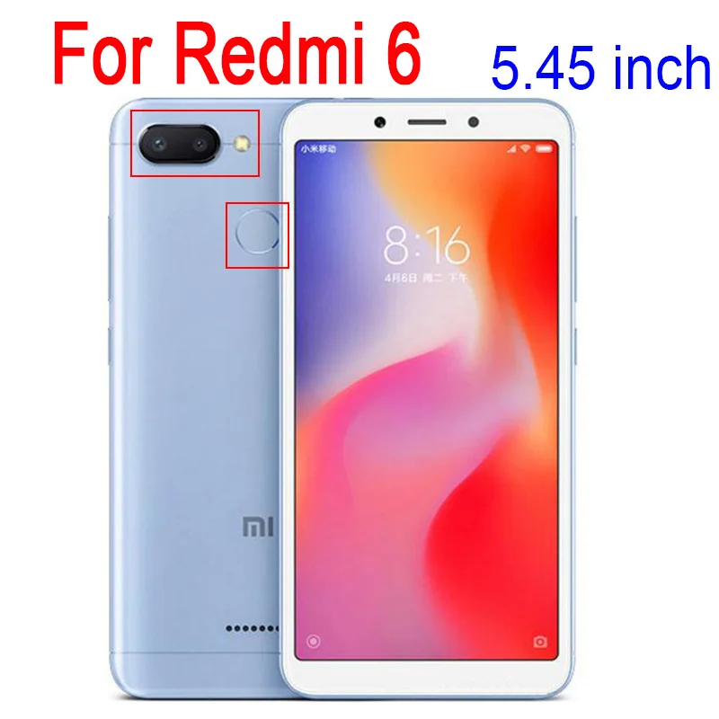 Защитный Стекло на холсте для Xiaomi redmi 6A 6 pro закаленное Стекло для redmi 6 Pro 6pro redmi 6 a Экран протектор из закаленного стекла с уровнем твердости 9h - Цвет: Redmi 6