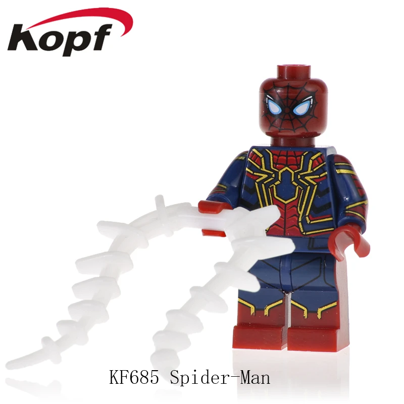 

20pcs KF685 Wholesales Building Blocks Spider-Man Anti-Vanellop Break the Internet Bricks Anime small figures Toy For Children