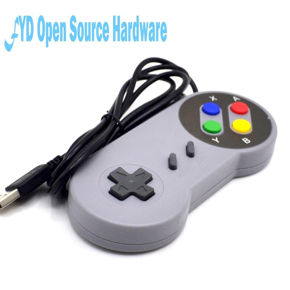 Raspberry Retropi Game Console Remote Control Handle - Plug and Play - USB Handle, SNES Handle