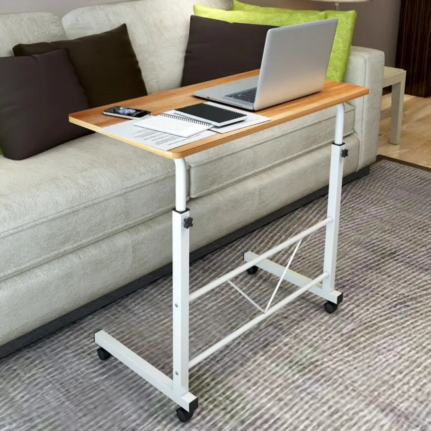 SUFEILE 1PC Multi-functional simple modern mobile bedside computer desk sofa table, simple household notebook small table SY28D5 SUFEILE 1PC Multi-functional simple modern mobile bedside computer desk sofa table, simple household notebook small table SY28D5