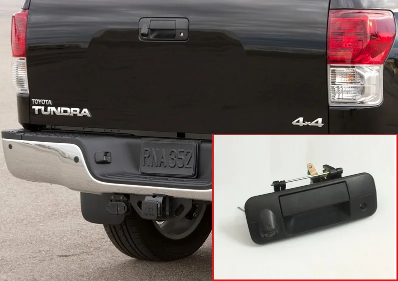 Thehotcakes CCD Car Tailgate Rear Handle Backup Camera For Toyota