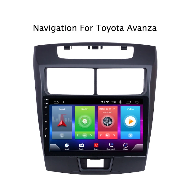 Excellent Full Touch Car Android 8.1 Radio Player For TOYOTA Avanza 2010-2015 Vehicle GPS Navigation Video Multimedia Built In Bluetooth 1