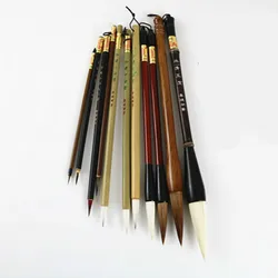 Ensemble de pinceaux de peinture chinois traditionnel, en laine douce, calligraphie chinoise, crochet de peinture à l'encre, stylo ligne, fournitures de peinture 