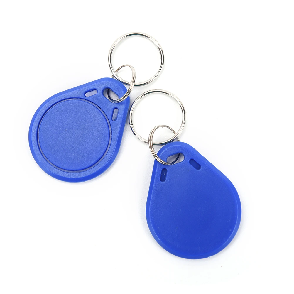 10pcs/lot 13.56MHz ID Badge Keyfob RFID Tag Tags llavero Porta Chave Card Sticker Key Fob Token Ring Proximity Chip