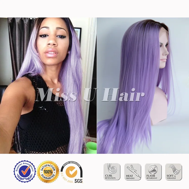 perruque violette pas cher