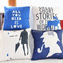 Юнион Джек Шерлок Холмс Домашний Декор Подушка белье хлопок Подушки Детские диванные подушки декоративные Пледы Подушки детские