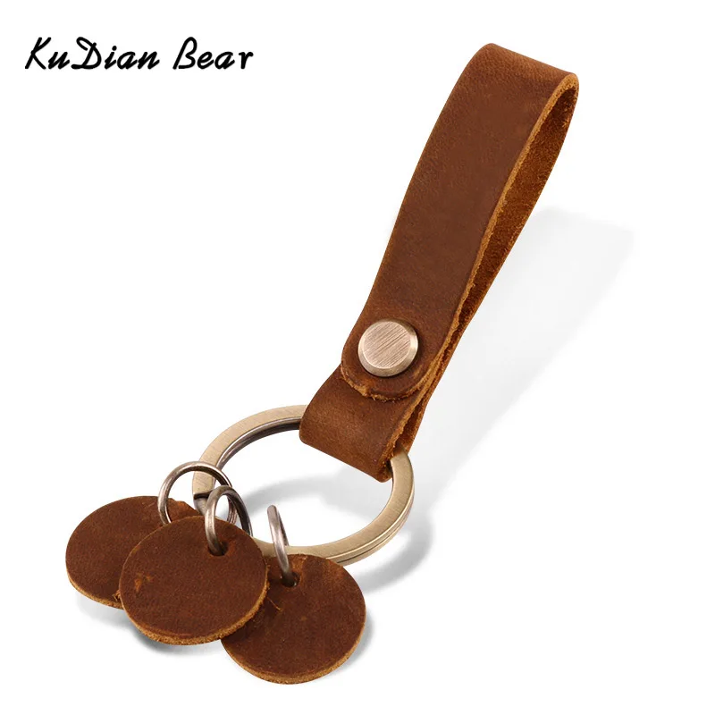 

KUDIANBEAR High Quality Leather Key Wallets Casual Key Holders Fashion Cowhide Leather Key Organizer BIM014 PM49