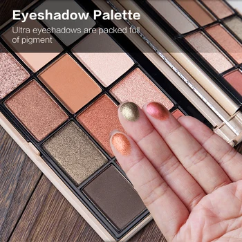 

Sace Lady Professional Eyeshadow Palette Make Up Glitter Matte Eye Shadow Makeup Shimmer Pigmented Nude Palette Natural Cosmetic