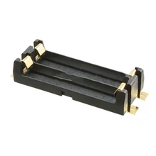 1pcs/lot SMT gilded Case Cover black Holder battery storage box for AAA Battery soldering Storage Box retail