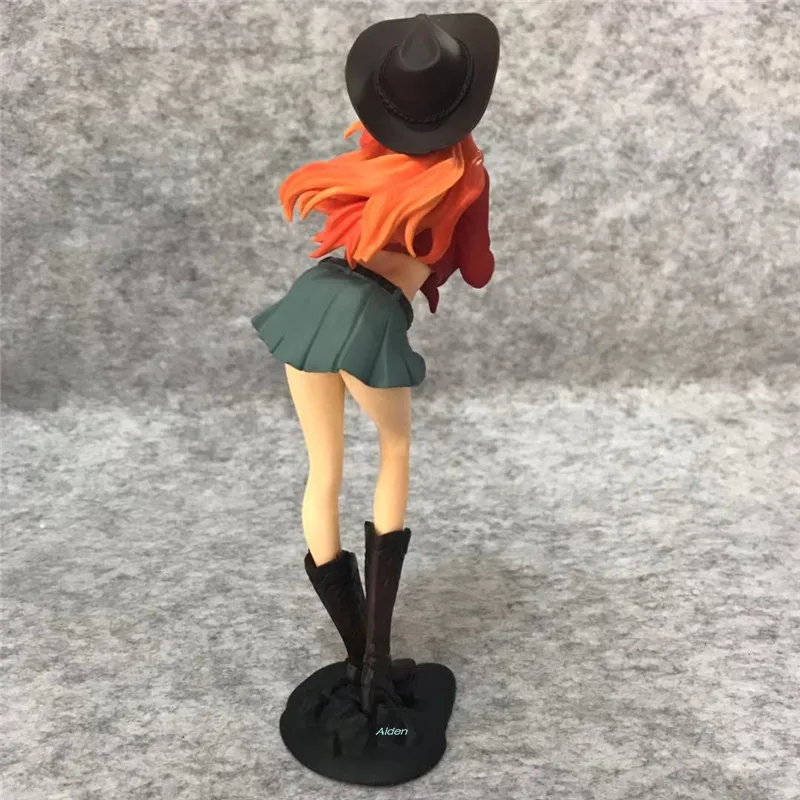 9 "ONE PIECE соломенная шляпа Пираты ковбой Roronoa Зоро Обезьяна D. Луффи, нами ПВХ фигурку Toy BOX 22 см B54