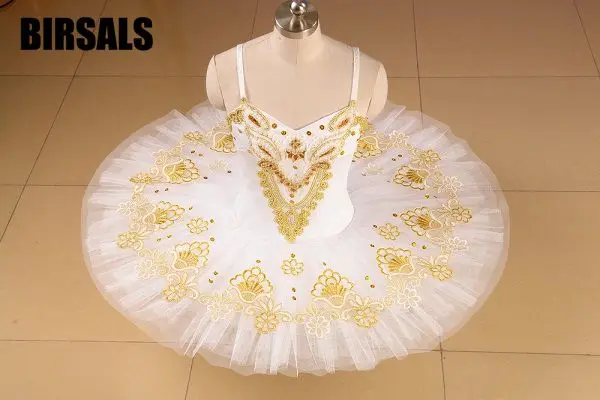 adult women professional ballet tutu white ballet tutu platter classical pancake tutu swan lake  costumes girlsBT8935C