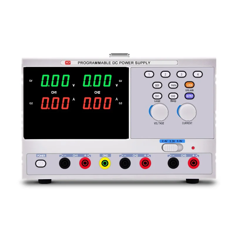

MCH-3203SK Dual channel programmable power supply 32V3A computer remote control power supply Laboratory Power Supply