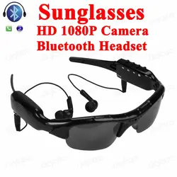 Cool Smart очки MP3 стерео bluetooth гарнитура HD 1080 P мини видеокамера солнцезащитные очки камеры DV DVR цифровой видеомагнитофон веб-камера