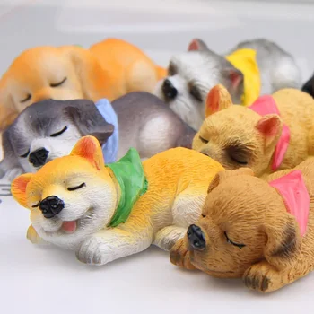 

8pcs/lot Sleepy Series Kawaii Corgi Shiba Inu Model PVC Action Figure Collection Toys DIY Creative Fridge Magnet Christmas Gift