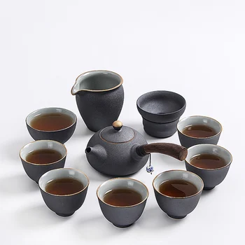 

TANGPIN drinkware ceramic kyusu teapots teacups a tea sets chinese kung fu tea sets