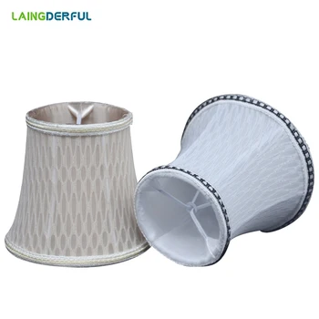 

Art Deco Lampshades Diamond Chiffon Material Lampshell Handmade cloth Art Lamp Cover Crystal Wall Lamp Chandelier LIght Shade
