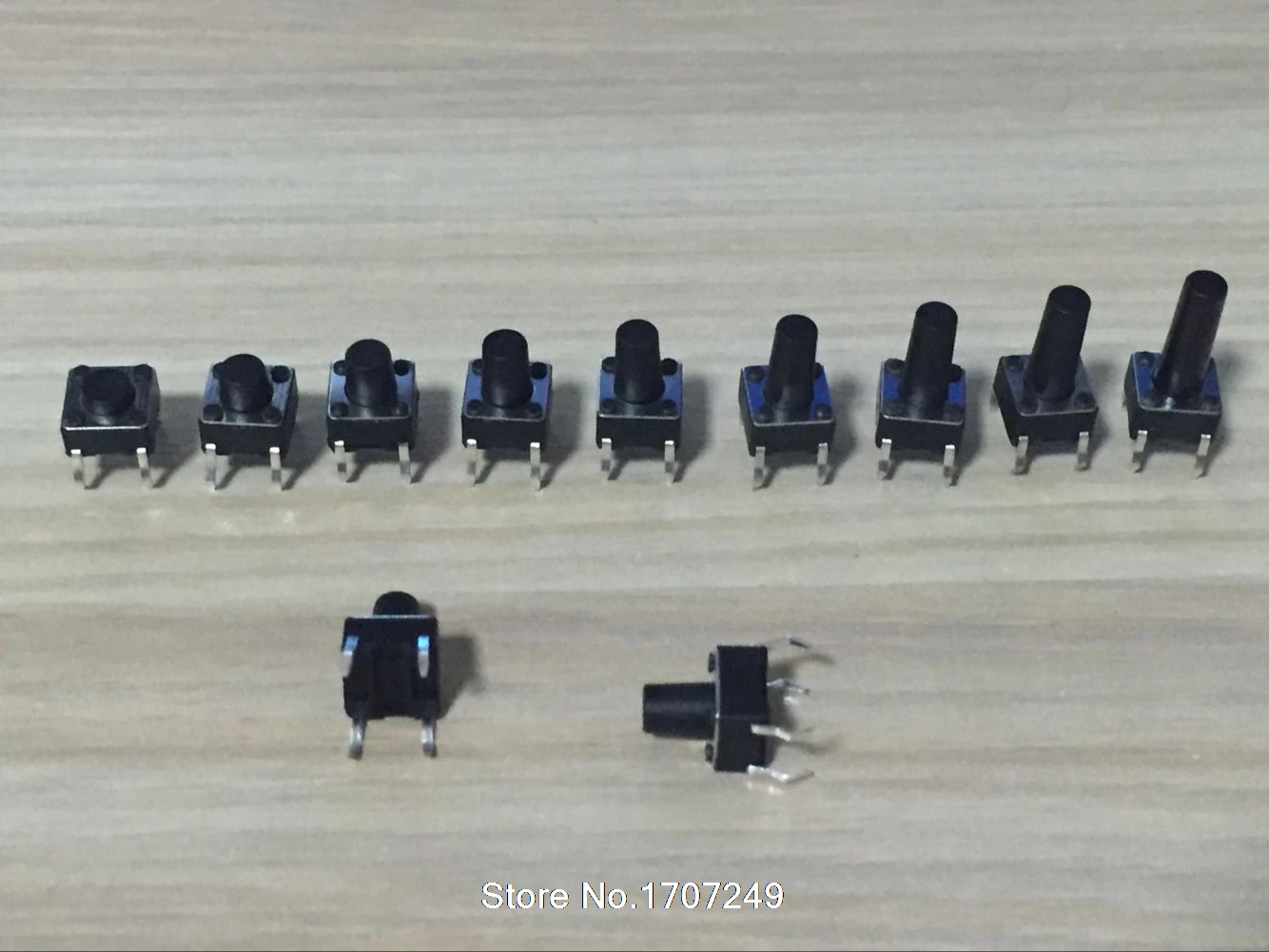 Free Shipping 1000PCS 6X6X8 DIP Tactile Tact Mini Push Button Switch Micro Switch Momentary 6*6*8mm