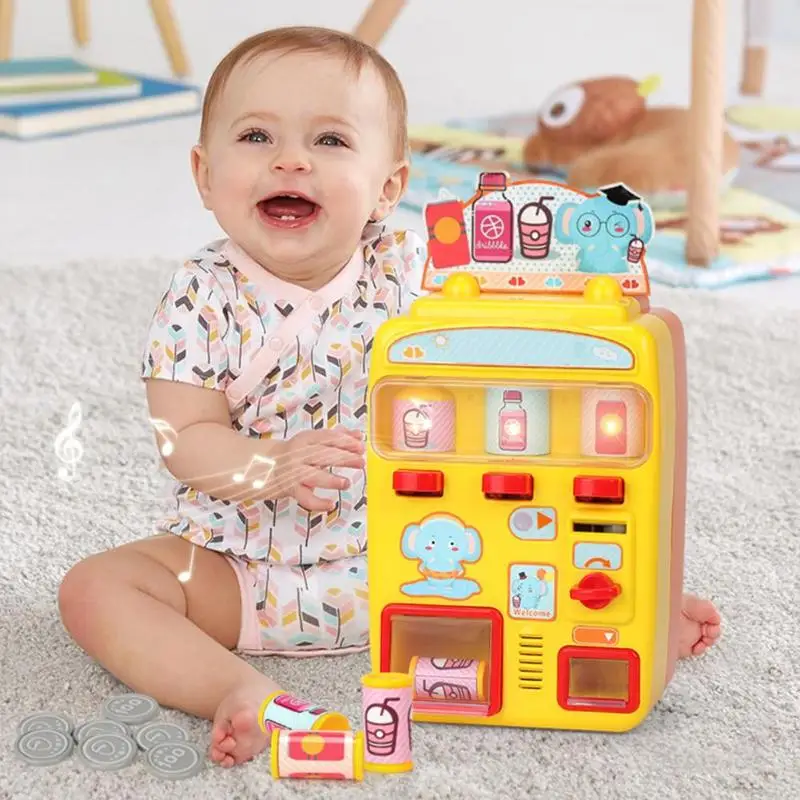 

Children Toy Vending Machine Simulation Shopping House Set Groceries Toys Pretend Toys Kid Gifts New Style Toys Storage