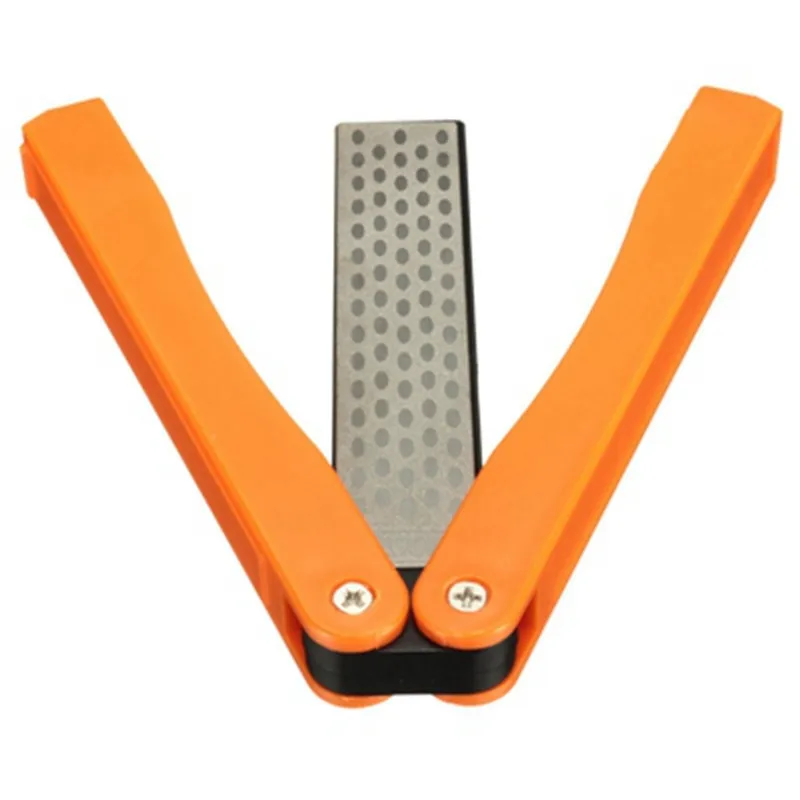 Portable 5" Double Side Whestone Grindstone for Pocket Folding Knife