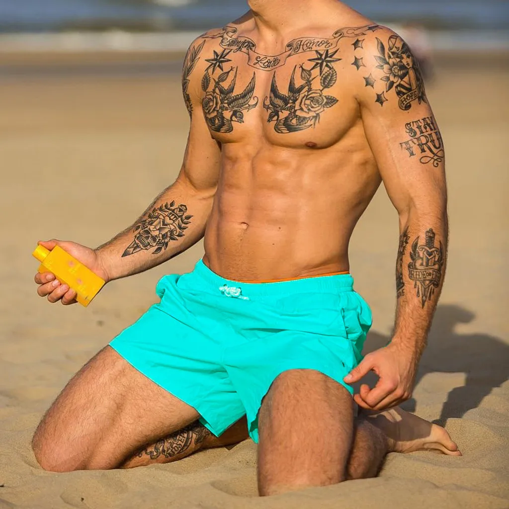 Мужские пляжные шорты для плавания, спортивные шорты, одноцветные спортивные костюмы для серфинга размера плюс, мускула, быстросохнущие,, дроипшиппинг#0703