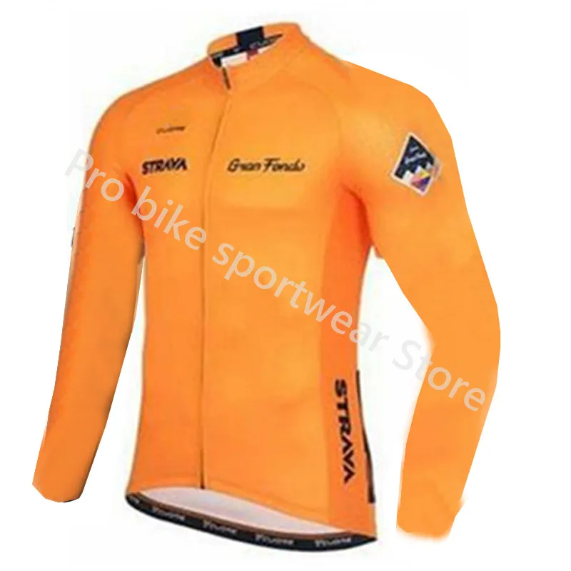 1 Ropa ciclismo Uniforme Strava осень с длинным рукавом велосипед Костюмы MTB Pro команда Велоспорт Джерси гонки Велосипедный спорт Горный - Цвет: 1