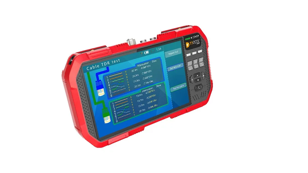 2019 DT A82/A86 H.265 4K Сеть HD IP TVI CVI AHD CVBS CCTV камера тестовый монитор + TDR кабель тест