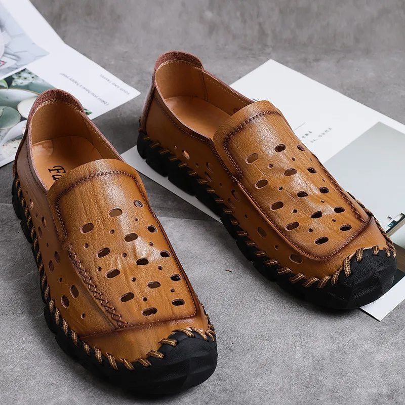 

Thestron Men Casual Shoes Breathable Mens Leather Shoes Luxury Male Loafers Moccasins Plus Size 45 46 Quality Footwear 2019 New