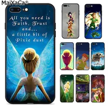 

MaiYaCa Peter Pan Wendy Tinkerbell Tinker bell Painted Cover Style Soft Phone Case for iPhone 8 7 6 6S Plus X XS MAX 5 5S SE XR