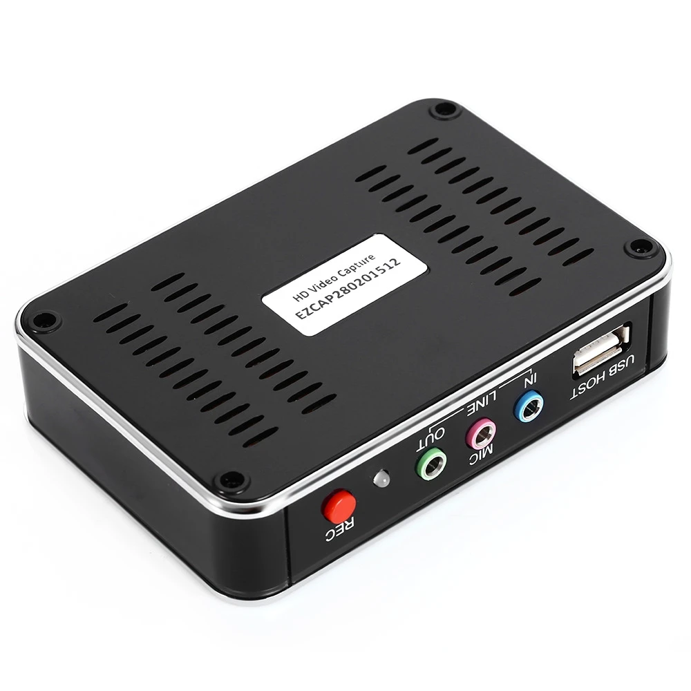 Ezcap HD Game Capture Card HD Video Capture 1080P HDMI/YPBPR Video Recorder for Xbox 360 Xbox One/