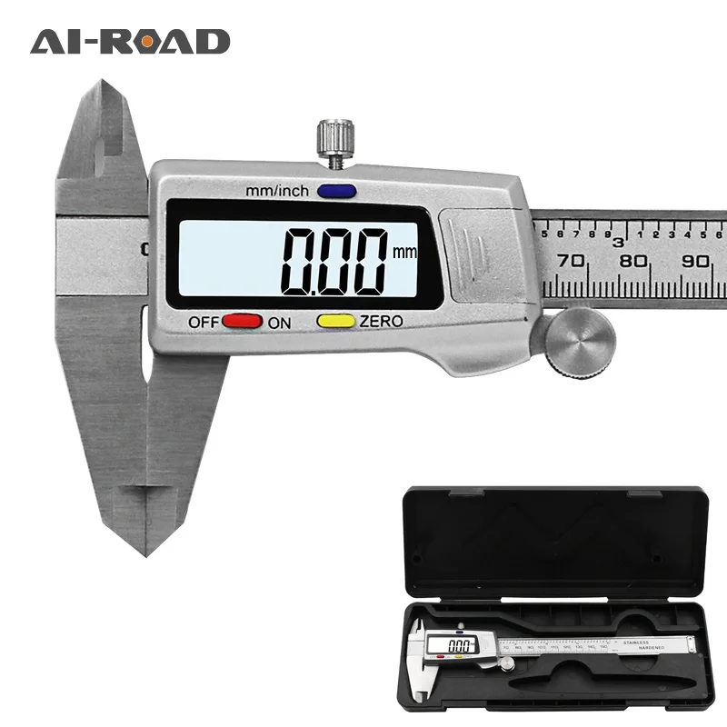 

6 "150mm Measuring Tool Stainless Steel Digital Caliper Messschieber Paquimetro Measuring Instrument Vernier Calipers
