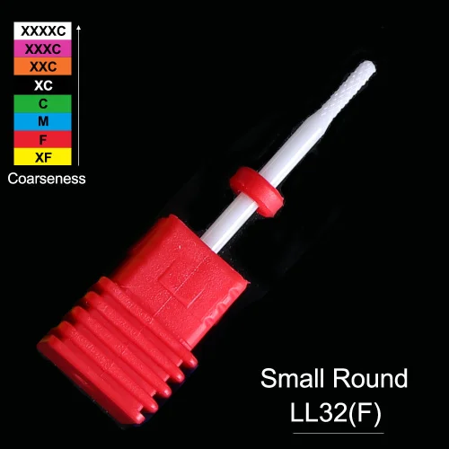 STZ, 1 шт., керамические сверла для ногтей, вращающиеся фрезы для маникюра, электрическая машинка для удаления УФ-геля, инструмент для педикюра, LL29-56 - Цвет: LL32