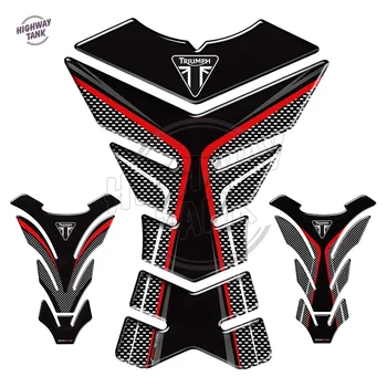 

3D Motorcycle Tank Pad Protector Decal Stickers Case for Triumph 675R Tiger 800 XC Speed Triple